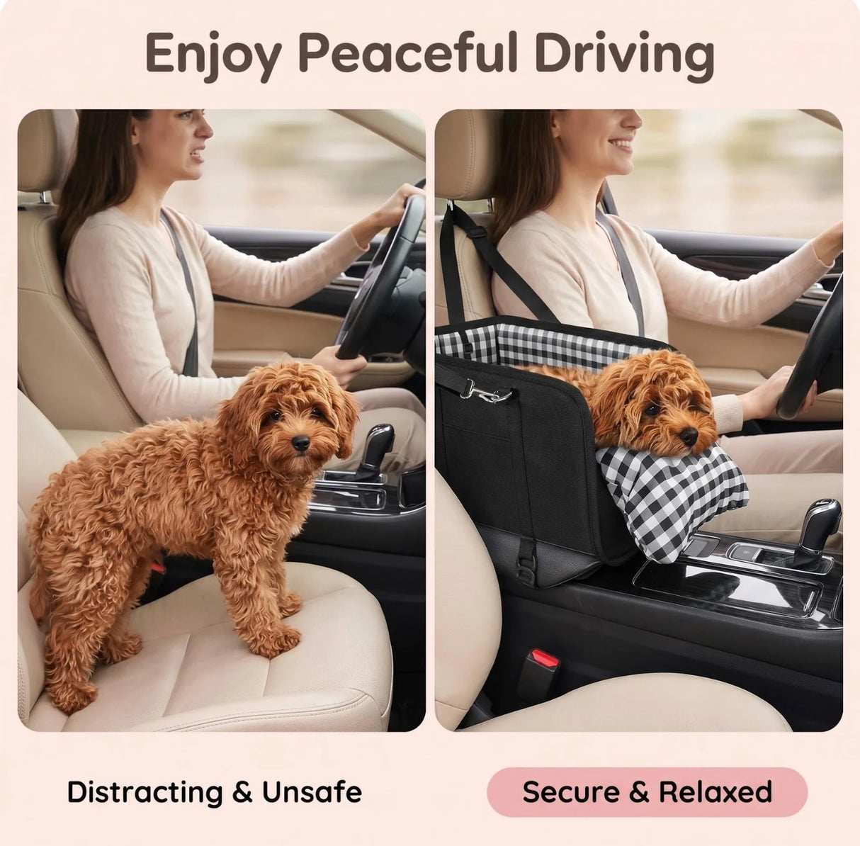 PawRide Pet Car Seat
