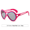 New European and American Sunglasses for Women UV400 Fashion Double Beam Round Frame Personalized PC Hollow Sunscreen Sunglasses - V.I.P Digital Presence