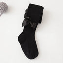 Spring And Autumn New Children's Pantyhose Bow Cotton White Baby Socks Medium Thick Foreign Girl Leggings - V.I.P Digital Presence