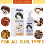 Elastin, Anti-Frizz Curly Hair Volumizing Natural Fluffy Moisturizing Styling Perm Care Style - V.I.P Digital Presence