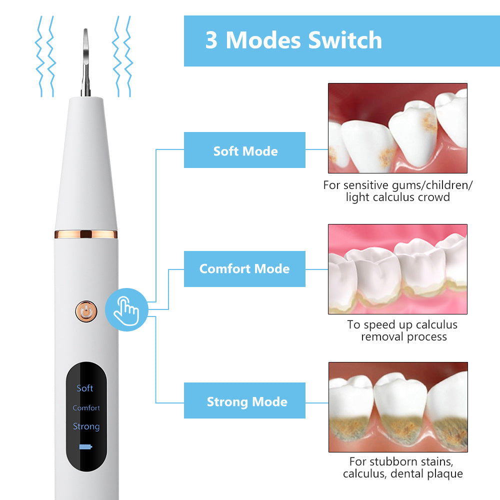 Intelligent Ultrasonic Tooth Cleaner 3 Gears To Remove Tartar And Stains Tooth Cleaning Instrument Household Tooth Cleaning Tooth - V.I.P Digital Presence