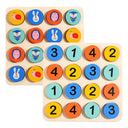 Puzzle early education, children's toys, thinking enlightenment, kindergarten, simple entry-level Sudoku puzzle game