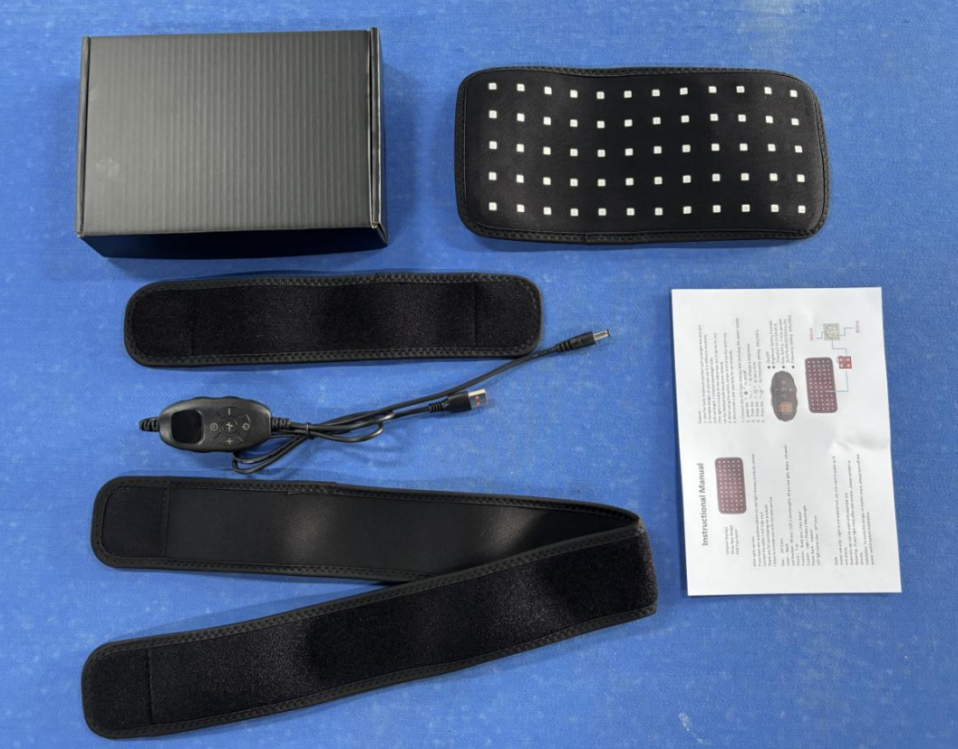 60 LEDs  Infrared Therapy Pad for Lumbar Disc Herniation: Compact, Portable, and Promotes Blood Circulation - V.I.P Digital Presence