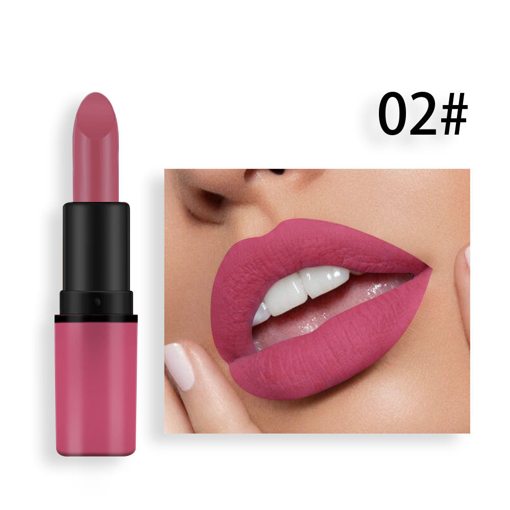 Matte Lipstick Bean Paste Plum Color Sexy Red Nude Beige Brown Red Bullet Lipstick - V.I.P Digital Presence