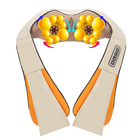 Kneading massage shawl massager SKG cervical spine massager household electric waist and back hot compress massager With bag - V.I.P Digital Presence