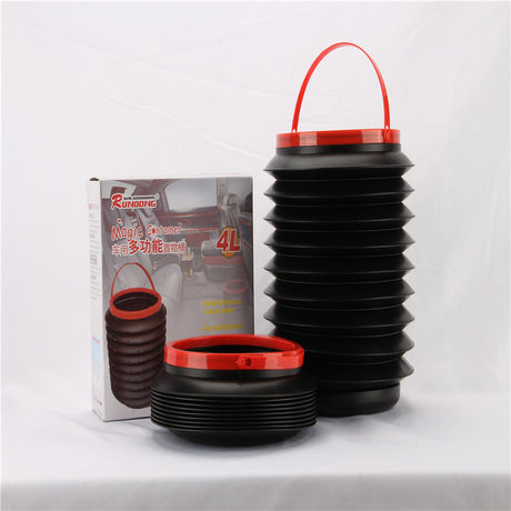 Car Trash Bin Can Car Storage Bin Portable Outdoor Fishing Bucket Multifunctional Retractable Folding Water Bucket - V.I.P Digital Presence
