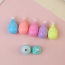 1 mini resaltador bonito con dibujos animados, marcador de pintura, material de papelería para la escuela y la oficina, cápsula de vitaminas Kawaii divertida.