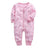 Newborn Footed Pajamas Zipper Girl and Boy Romper Long Sleeve Jumpsuit Cotton Solid White Fashion 0-24 Months Baby Clothes - V.I.P Digital Presence