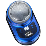 Portable Electric Shaver Pocket Shaving For Men Mini Beard Shaver LCD Power Display Rechargeable Travel Home Shaver Easy Install - V.I.P Digital Presence