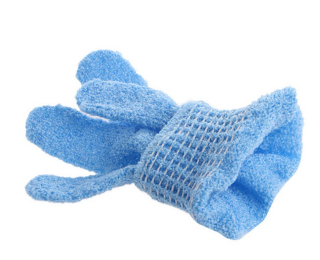 1Pc Shower Bath Glove Exfoliating Wash Skin Spa Massage Body Back Scrub Scrubber - V.I.P Digital Presence