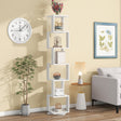 6-layer rotating acrylic board simple bookshelf, multi-functional creative bookshelf for students in the living room - V.I.P Digital Presence