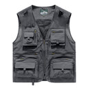 Men’s Summer Tactical Vest: 14-Pocket, Mesh, Ideal for Hiking, Fishing, Photography & Work - V.I.P Digital Presence