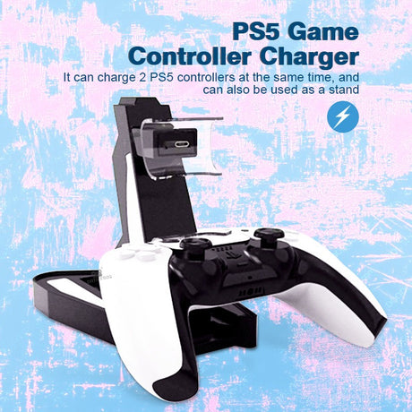 Suitable for PS5 controller base charger P5 game controller charger PS5 controller bracket charger PS5 controller accessories - V.I.P Digital Presence
