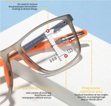 Classical Multifocal Progressive Reading Glasses Vintage Women Men Sports Presbyopia Eyewear Finished Optical Eyeglasses Diopter - V.I.P Digital Presence