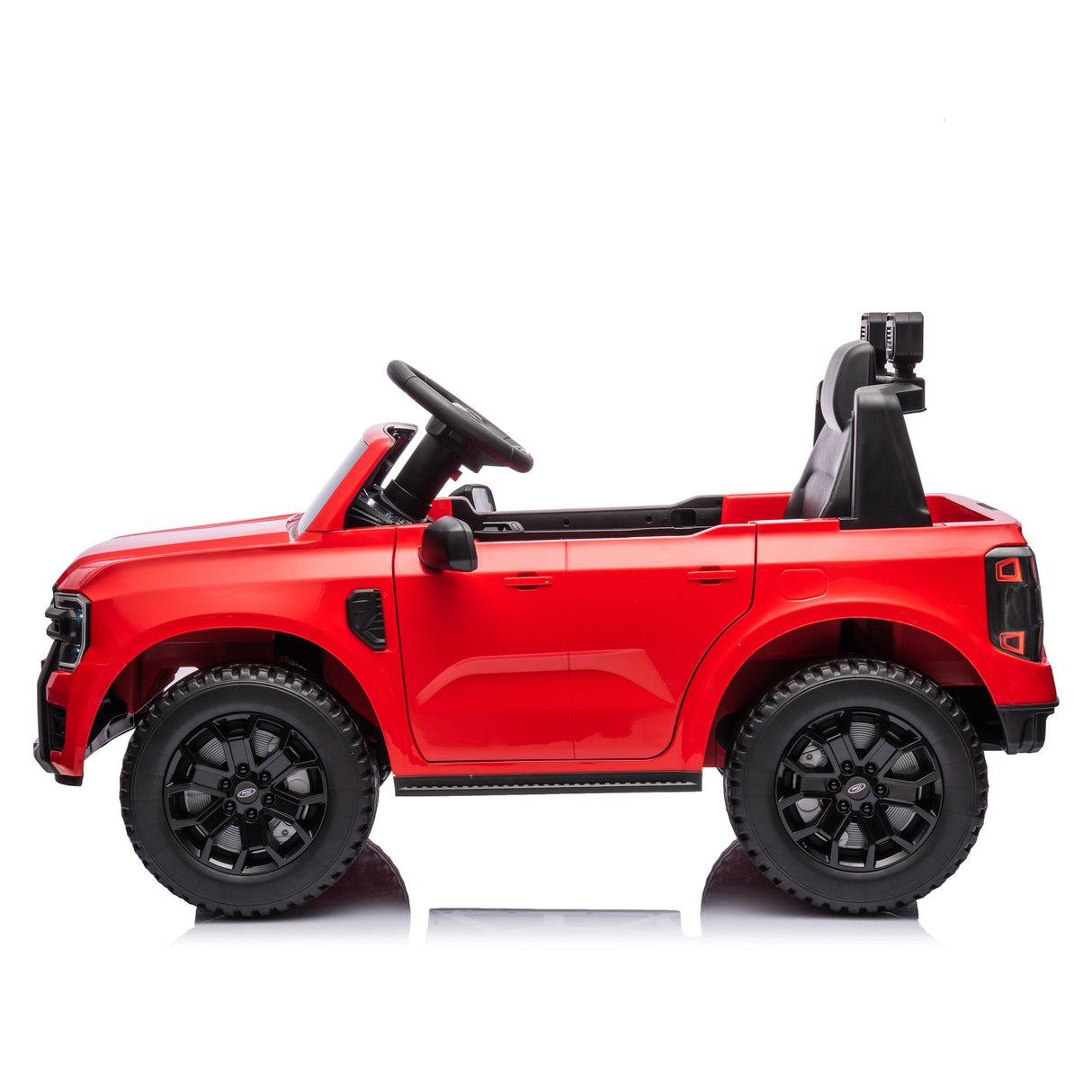 12V children's car remote control, authorized Ford Ranger, 2WD suitable for children aged 3-6. Red - V.I.P Digital Presence