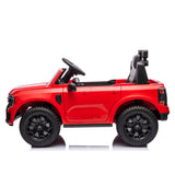12V children's car remote control, authorized Ford Ranger, 2WD suitable for children aged 3-6. Red - V.I.P Digital Presence