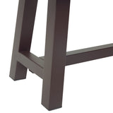 Outdoor Carlisle Benches, Sandblasted Brown + Rustic Metal (Set of 2) - V.I.P Digital Presence
