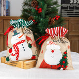 Christmas decorations, burlap gift bags, candy bags, apple bags, cartoon Christmas gift bags - V.I.P Digital Presence
