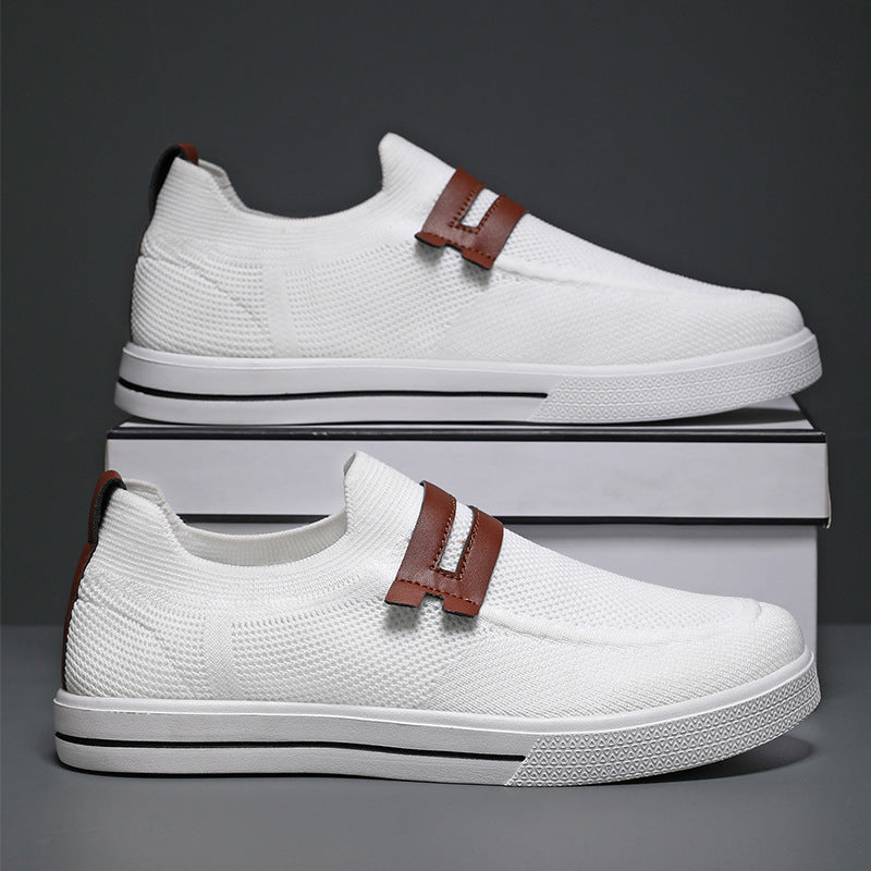 Soft elastic mesh shoes sports shoes lightweight business men's shoes - V.I.P Digital Presence