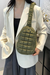 Quilted Nylon Crossbody  Bag - V.I.P Digital Presence