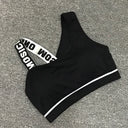 New Letter Cut Out Sports Bra Women Fitness Yoga Push up  Gym Padded Sports Top Athletic Sexy  Workout Running Clothing P165 - V.I.P Digital Presence