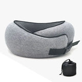 Memory Foam Neck Pillow Cervical Vertebra Travel Portable Noon Break Aircraft U Type Of Pillow Sleep Camping Pillow Carry Bag - V.I.P Digital Presence