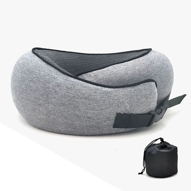 Memory Foam Neck Pillow Cervical Vertebra Travel Portable Noon Break Aircraft U Type Of Pillow Sleep Camping Pillow Carry Bag - V.I.P Digital Presence