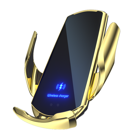 Q3 car wireless charging mobile phone holder 15W induction opening and closing car navigation stand supplies - V.I.P Digital Presence