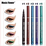 Music Flower New Makeup Cosmetic Black Eyeliner Waterproof Eye Liner Pencil Shadow KAJAL Gel Eyeliner Make up Smokey Eye - V.I.P Digital Presence