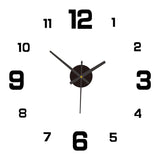 DIY Frameless Creative Wall Clock Wall Decal: A Silent and Stylish Addition for Home Decor, Ideal for Living Rooms and Offices - V.I.P Digital Presence