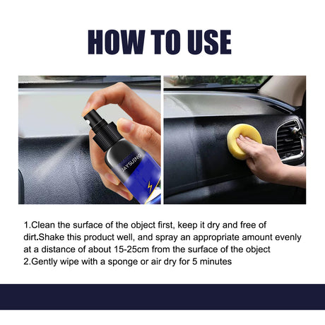 Car Upholstery Repair Spray, Dashboard Upholstery Refurbished Dust Leather Seat Care Agent - V.I.P Digital Presence