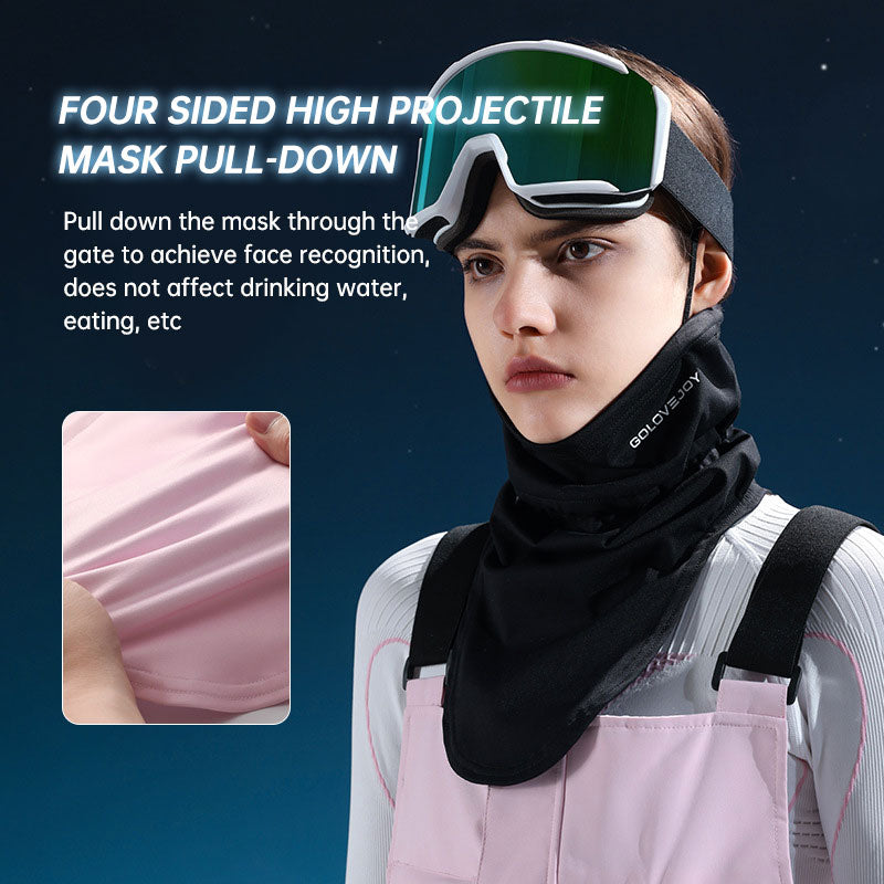 Winter skiing face mask men and women outdoor riding hanging ear mask headscarf windproof cold plus cashmere warm neck guard - V.I.P Digital Presence