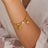 18K Gold-Plated Rhinestone Heart Charm Bracelet - V.I.P Digital Presence