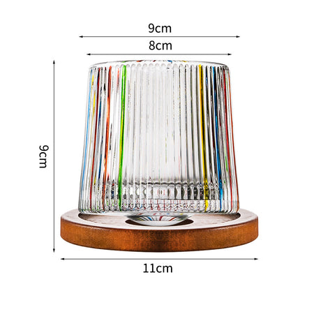 Hand drawn rotating glass cups multiple multi-purpose whiskey glasses rotating glass cups - V.I.P Digital Presence