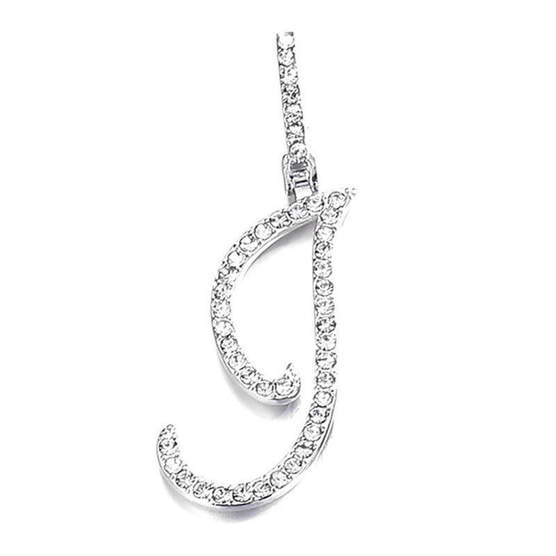 Hip hop accessories grass letter pendant melon seed buckle Cuban chain accessory - V.I.P Digital Presence