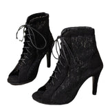 Sandals hollowed out shoes front strap with fish mouth ultra-high slim heel high-heeled cool boots - V.I.P Digital Presence