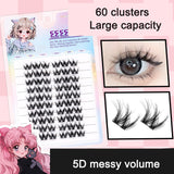 Sunflower Comics Pure Desire Eyelash Simulation Natural Thickening Large Segmented Trilogy False Eyelash Laziness - V.I.P Digital Presence