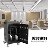 Mobile Charging Cart and Cabinet for Tablets Laptops 30-Device - V.I.P Digital Presence