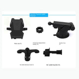 Long Rod Automatic Lock Car Phone Holder Telescopic Suction Cup Mount for Car Air Vent Lazy Live Streaming - V.I.P Digital Presence