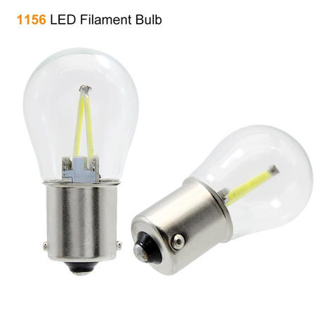 1pcs 1156 P21W BA15S 1157 BAY15D COB LED Filament Chip Car Brake Lights Auto Reverse Bulb Parking Lamp 12V Red White Yellow - V.I.P Digital Presence