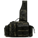Men's Fishing Backpack: Equipped with bait box, equipment storage bag, pole holder, sling & shoulder bag design. - V.I.P Digital Presence