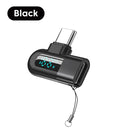 TG adapter 6A intelligent digital display supports 120W fast charging data cable, USB 2.0 port, Type-C adapter