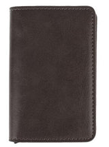 Male Metal Card Holder RFID Aluminium Alloy Credit Card Holder PU Leather Wallet Antitheft Men Wallet Automatic Pop Up Card Case - V.I.P Digital Presence