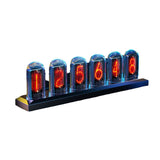 RGB aluminum alloy glow tube clock IPS computer desktop clock ornament Fate Stone Gate Cyberpunk - V.I.P Digital Presence
