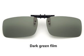 Cool Polarized Mirrored UV400 Lens Clips On Sunglasses Driving Night Vision Lens Sun Glasses Male Anti-UVA For Men Women - V.I.P Digital Presence