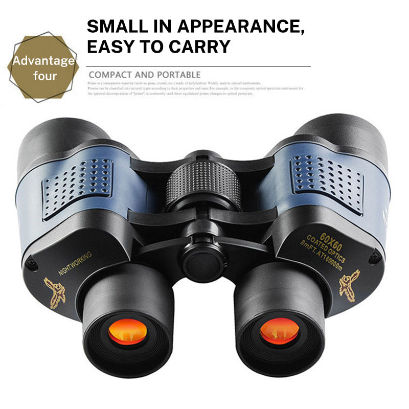 60x60 Telescope High magnification low light night vision red film outdoor Golden Eagle Telescope with label - V.I.P Digital Presence