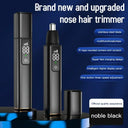 Portable LED Display Nose Hair Remover Electric Nose Hair Trimmer USB Charging Safety Face Hair Cleaning Care Kit - V.I.P Digital Presence