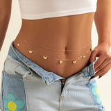 Tassel Butterfly Pendant Double layer Waist Chain for Women's Sexy Street Photography Single circle Metal Body Chain - V.I.P Digital Presence