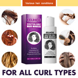 Curly Hair Styling Elastin, Curly Hair Moisturizing And Fluffing Hair Styling Elastin - V.I.P Digital Presence