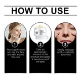 Crema hidratante para ojos que hidrata la piel del contorno de ojos, protegiendo la piel elástica y protegiendo la mirada brillante.